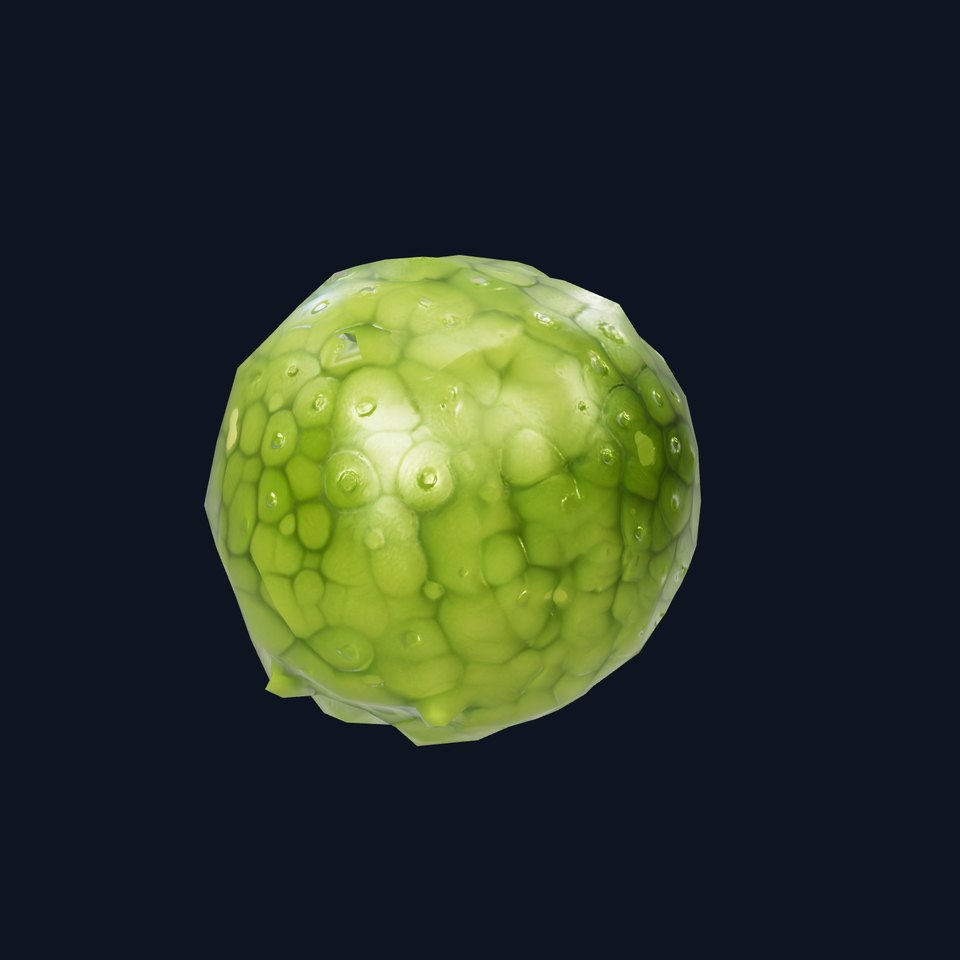 Glowing Green Berry model pack